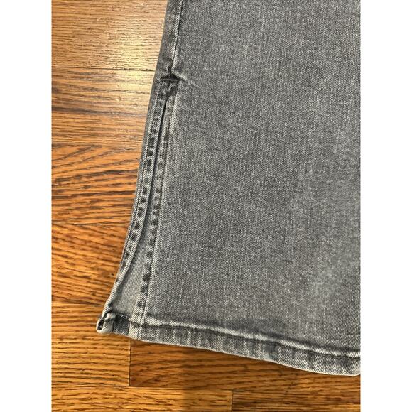 Zara Jeans Womens Grey Size 6 Split Hems Bottom Stretch - Picture 10 of 11
